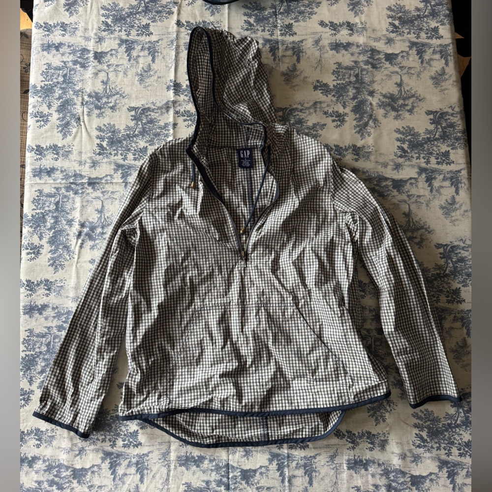 GAP vintage women’s gingham windbreaker